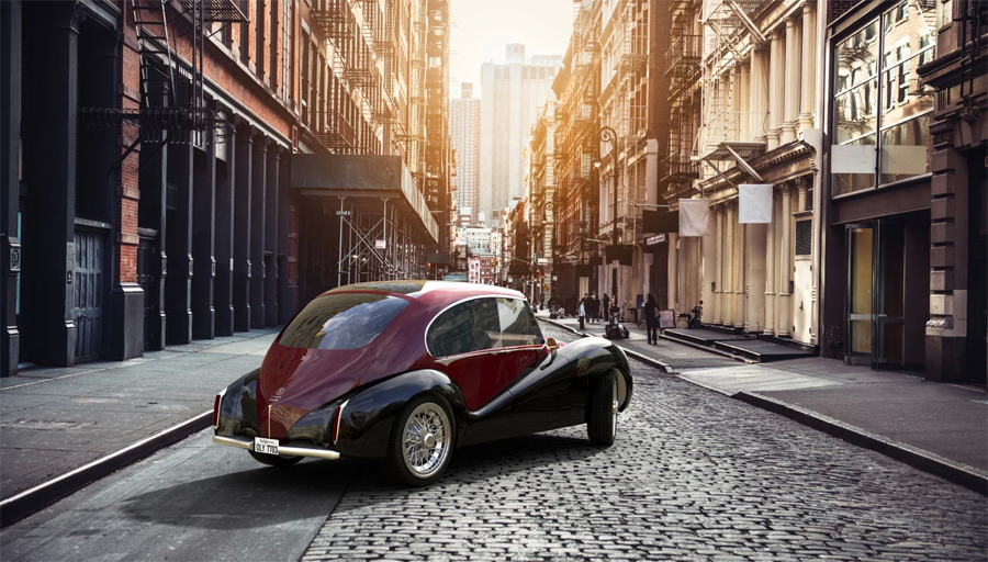 Classic Old-Timer Design Reimagined in Electric Olympian Model 01