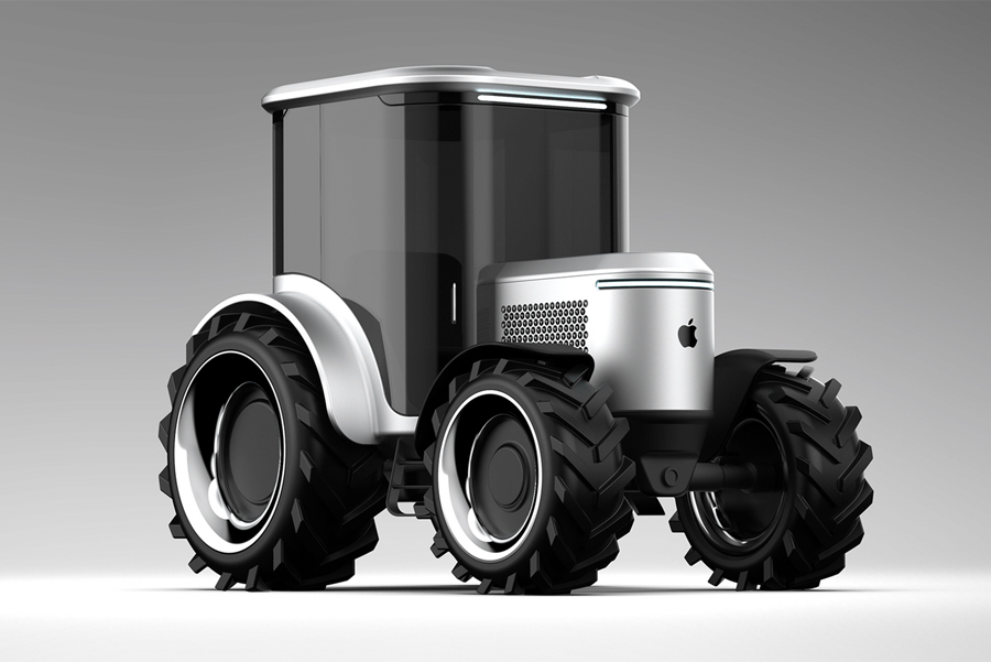 Apple's Electric Tractor Concept: New Horizon in Farming