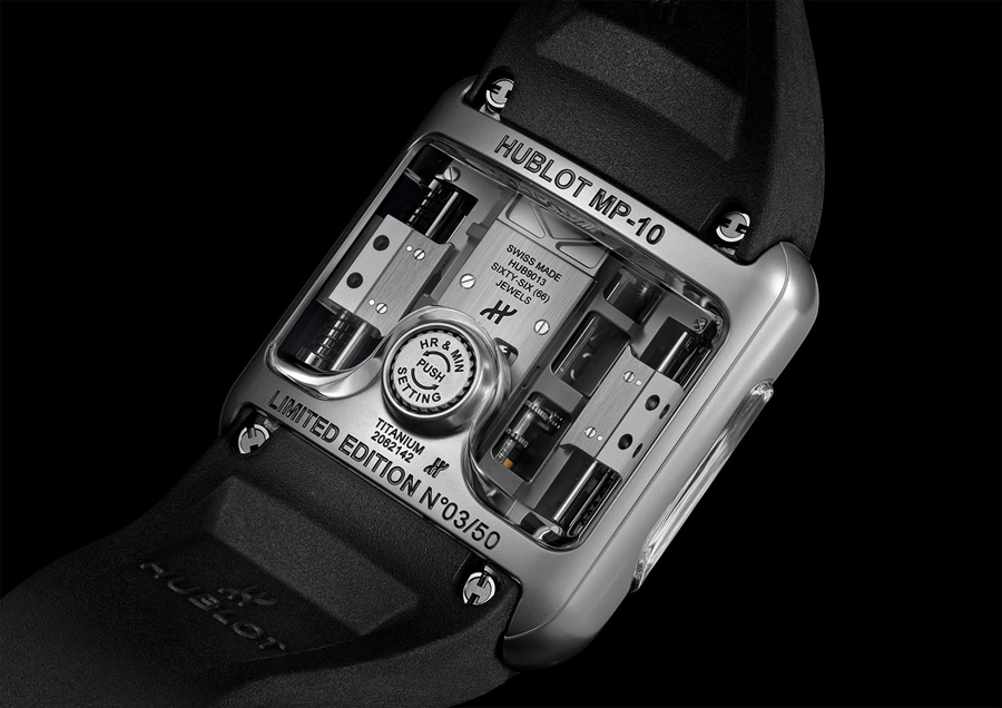 Hublot MP-10 Tourbillon Watch With Linear Mass Automatic Winding System