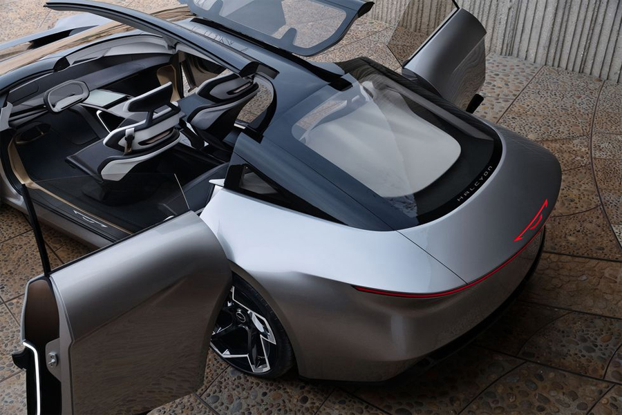 Driving into the Future with Chrysler's Electric Halcyon Concept Car