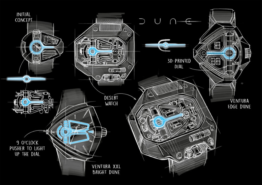 Limited-Edition Ventura Watches for 'Dune: Part Two' by Hamilton
