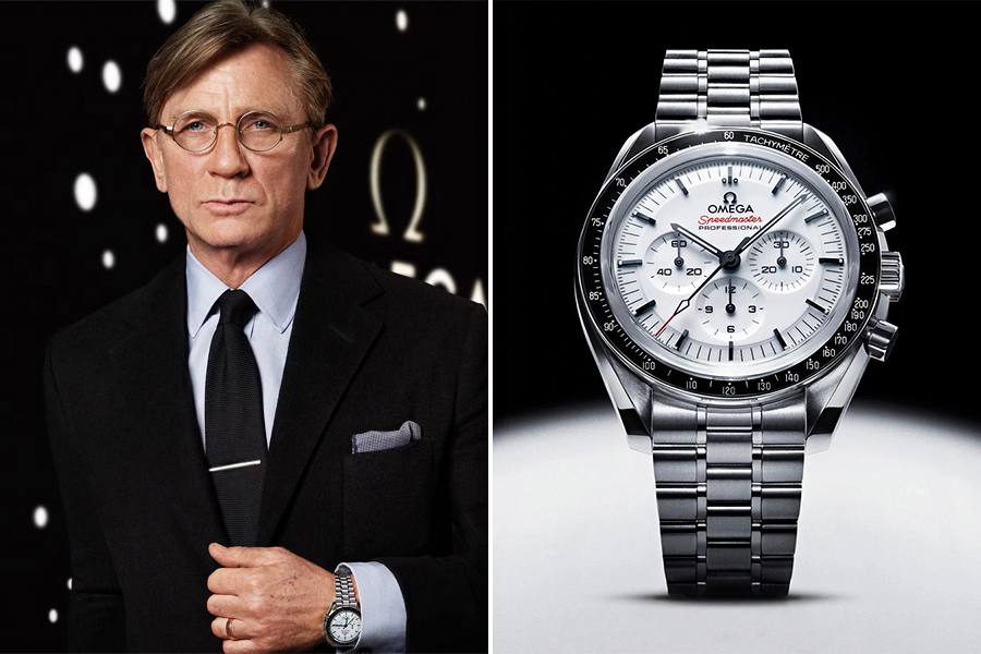 Omega's Speedmaster Goes Bold with White Dial 'Daniel Craig' Edition