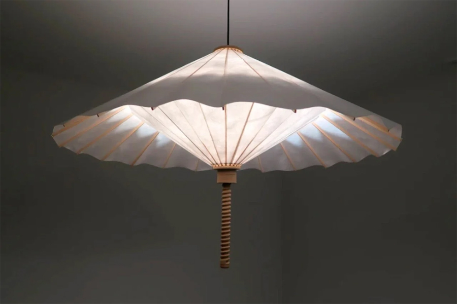 Umbrella-inspired Award-Winning Wagasa Lamp