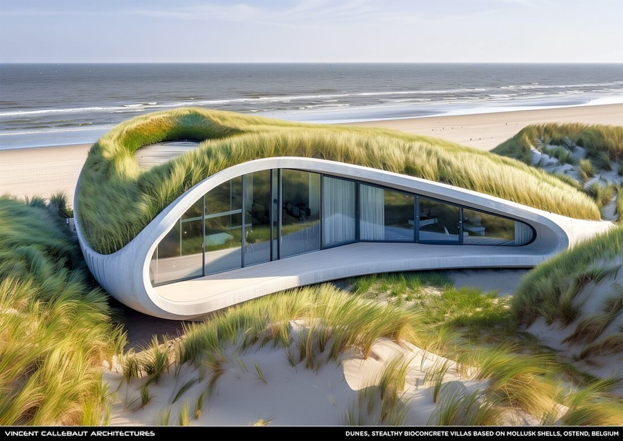 Vincent Callebaut's Homage to Nature with the Dunes Project