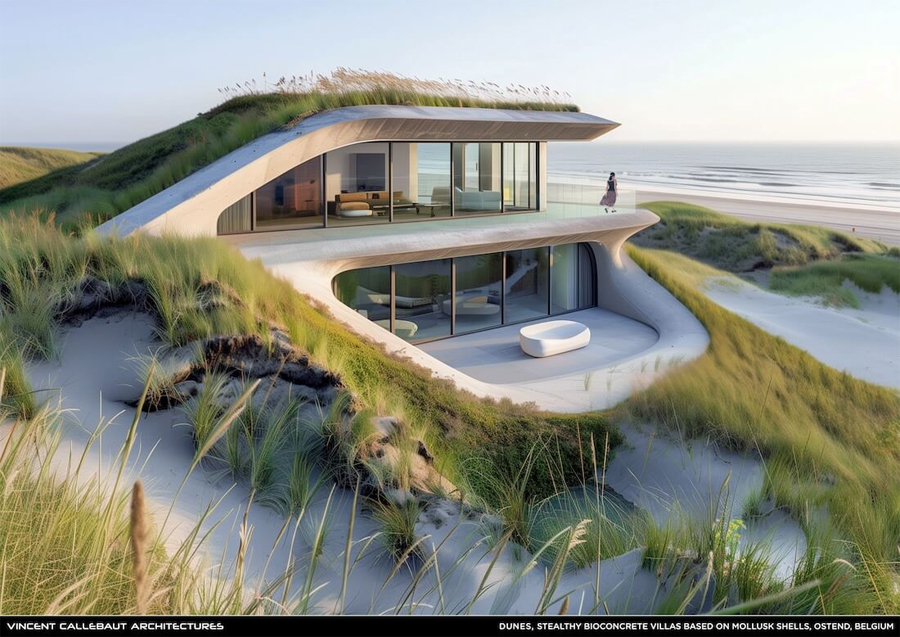 Vincent Callebaut's Homage to Nature with the Dunes Project