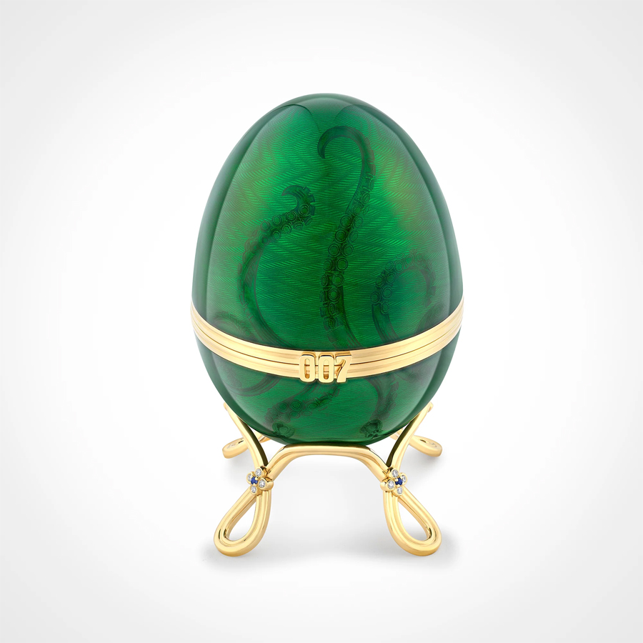 Limited Edition Fabergé x 007 Octopussy Egg Objet