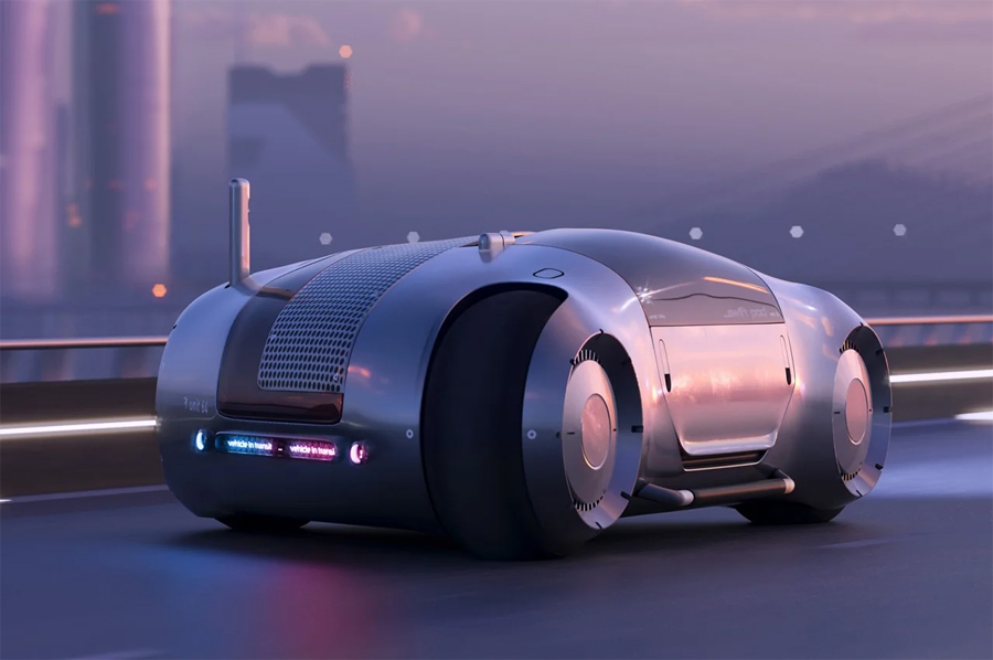 Autonomous Sleeping Pod Concept Turns Your Car into a Mobile Hotel