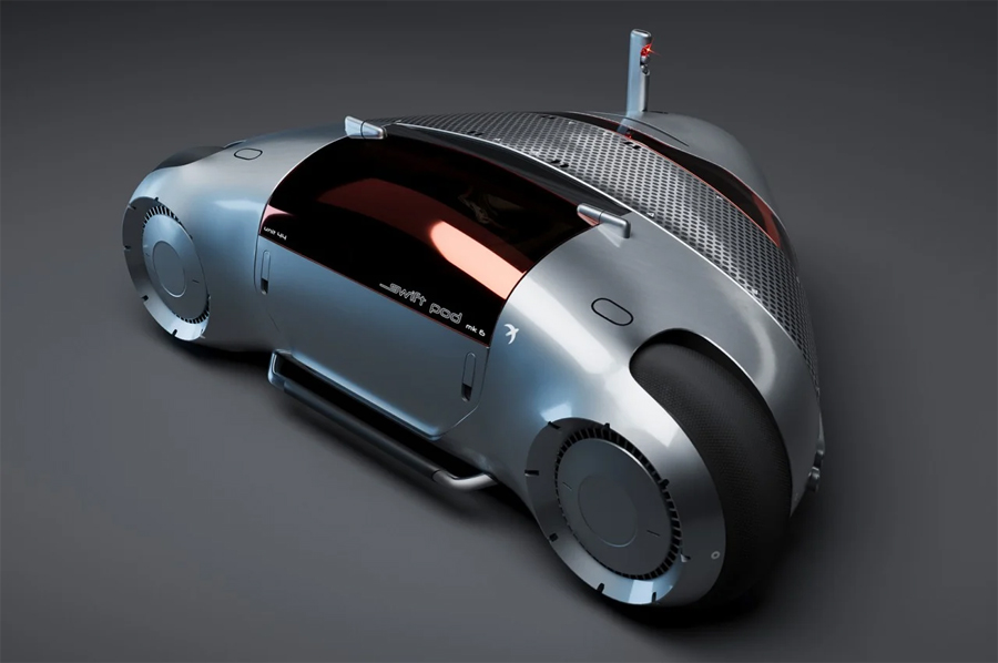 Autonomous Sleeping Pod Concept Turns Your Car into a Mobile Hotel