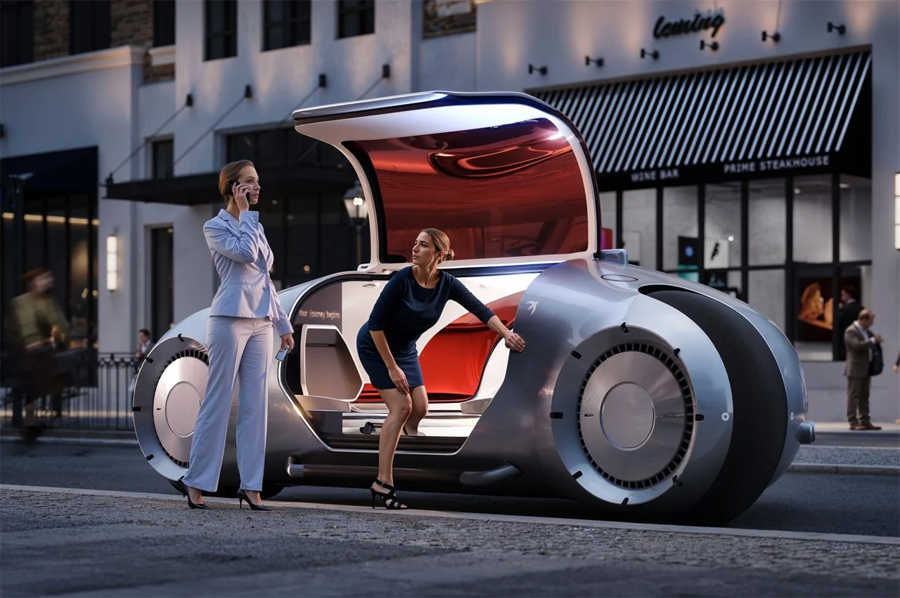 Autonomous Sleeping Pod Concept Turns Your Car into a Mobile Hotel