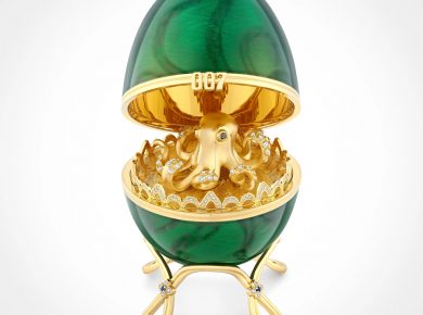 Limited Edition Fabergé x 007 Octopussy Egg Objet