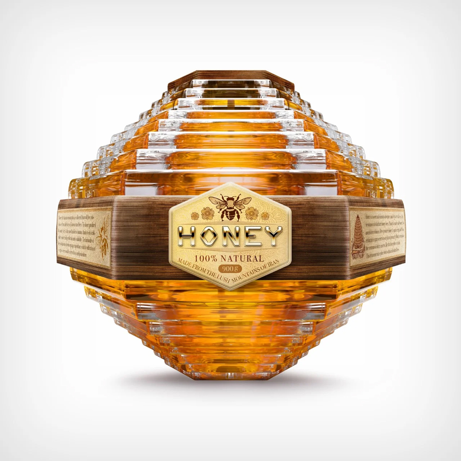 Honey Jar Reimagined for Sustainable Luxury in Modern Packaging