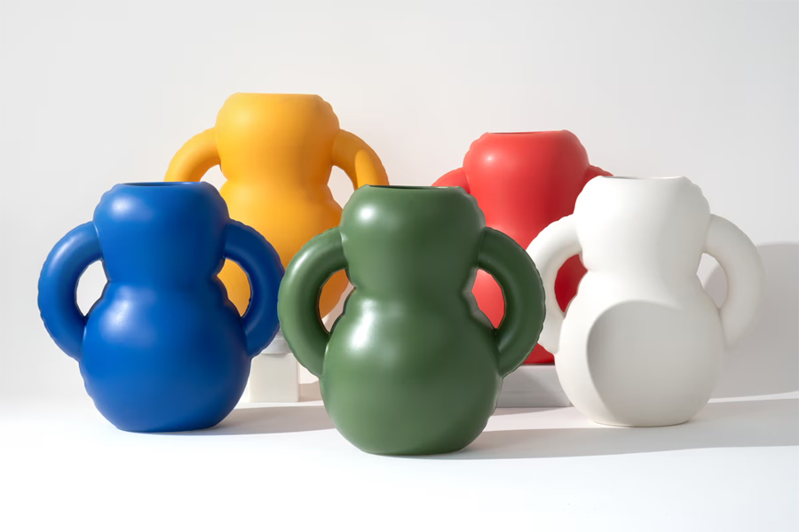 Inflatable Ceramic Vases from Home Studyo's Blow Up Collection
