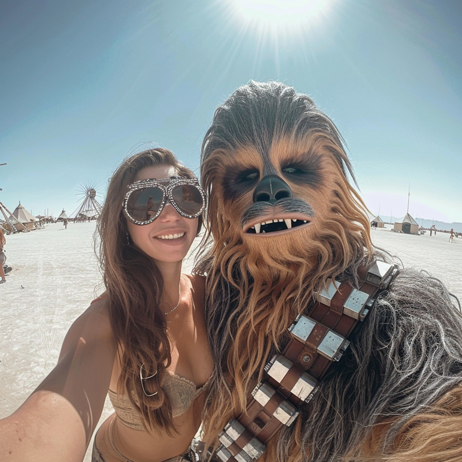 AI Artistry Blends Star Wars with the Spirit of Burning Man