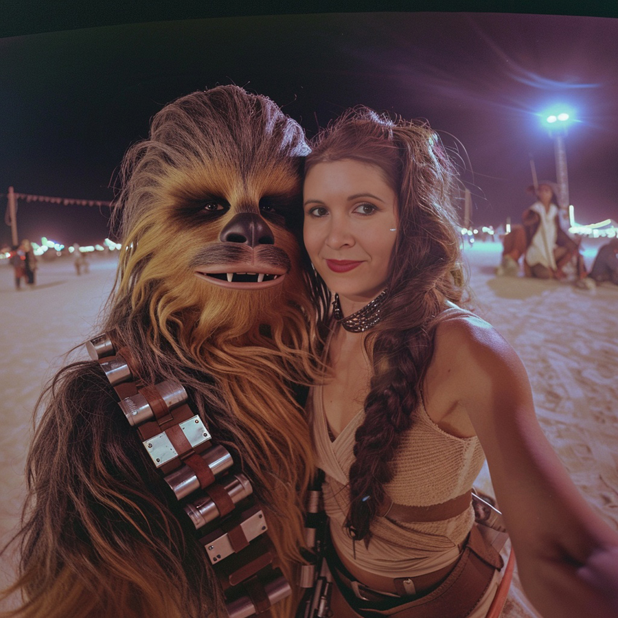 AI Artistry Blends Star Wars with the Spirit of Burning Man