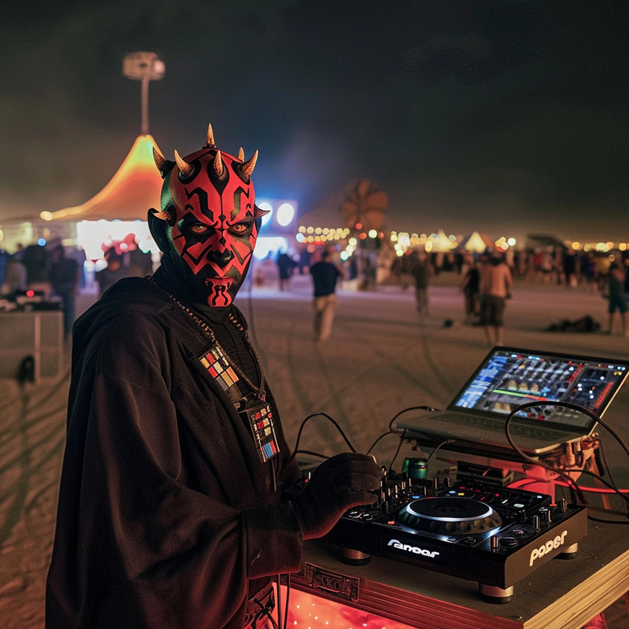 AI Artistry Blends Star Wars with the Spirit of Burning Man