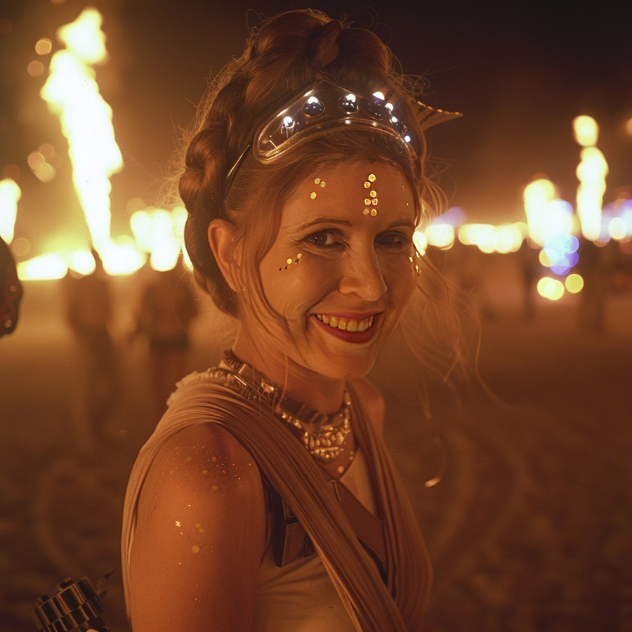 AI Artistry Blends Star Wars with the Spirit of Burning Man