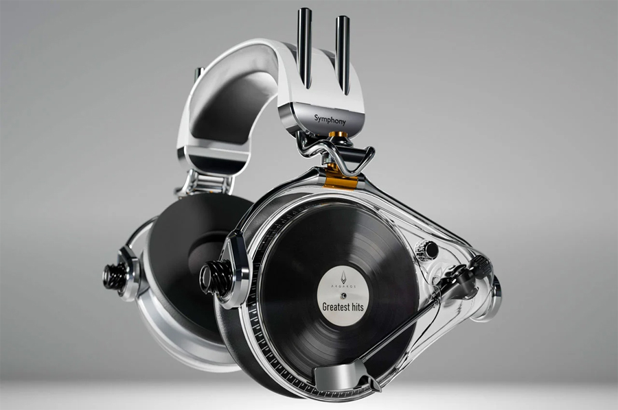 Feel the Beat of the Past with Symphony's Vinyl-Inspired Headphones