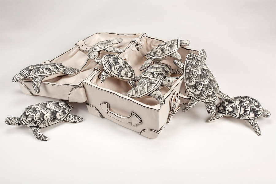 3D Porcelain Sculptures by Katharine Morling