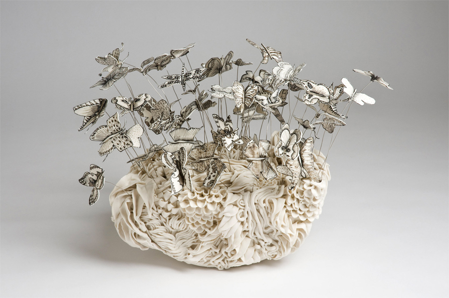 3D Porcelain Sculptures by Katharine Morling