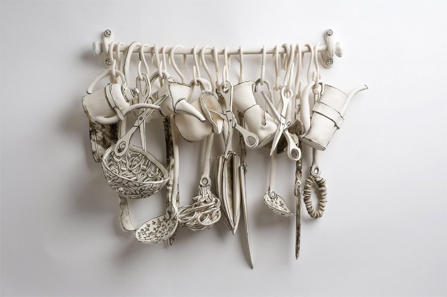 3D Porcelain Sculptures by Katharine Morling