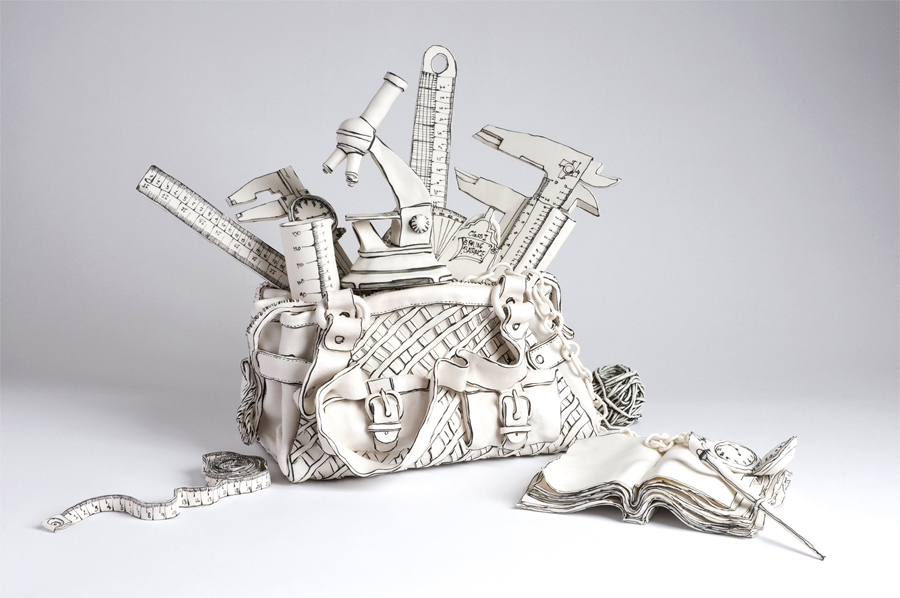 3D Porcelain Sculptures by Katharine Morling