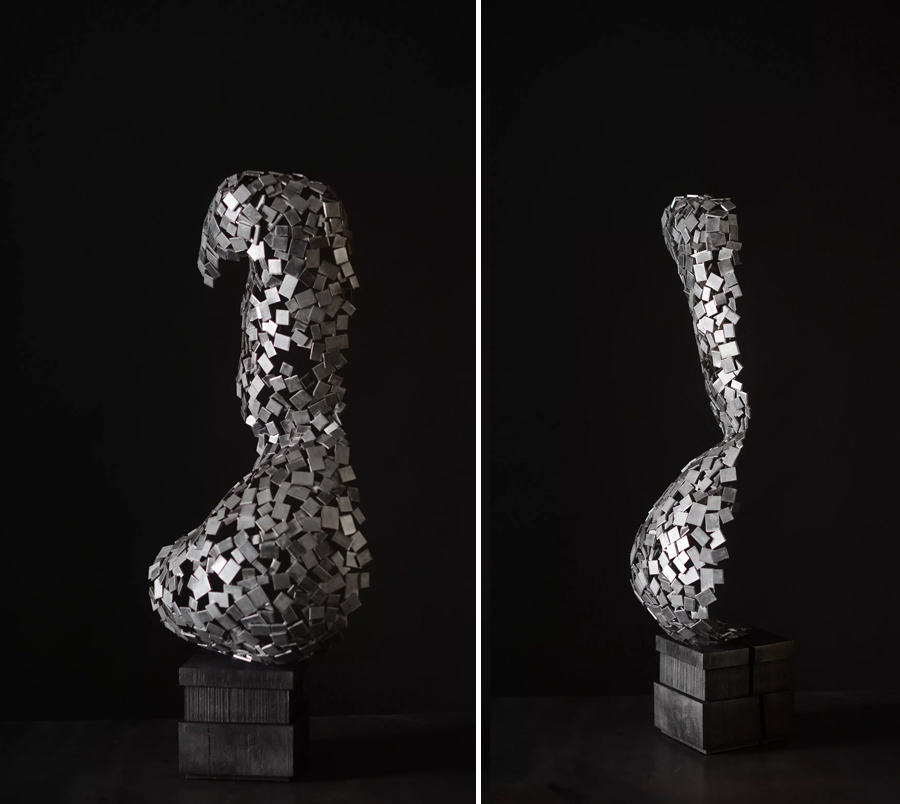 Silver Art by Sculptor Nicolas Desbons