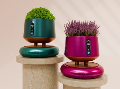 Innovative Air Purifier Doubles as a Decorative Plant Pot
