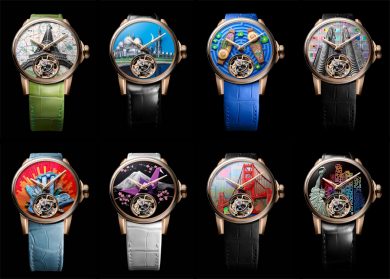 Louis Moinet 'Around the World in Eight Days' Unique Timepice Collection