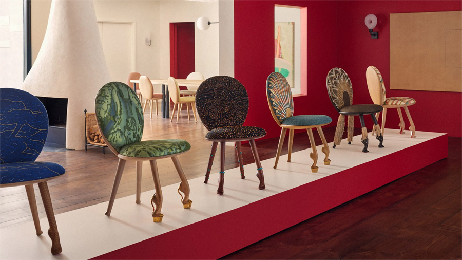 Artistic Chairs Inspired by Iconic Women by Yovanovitch and Louboutin