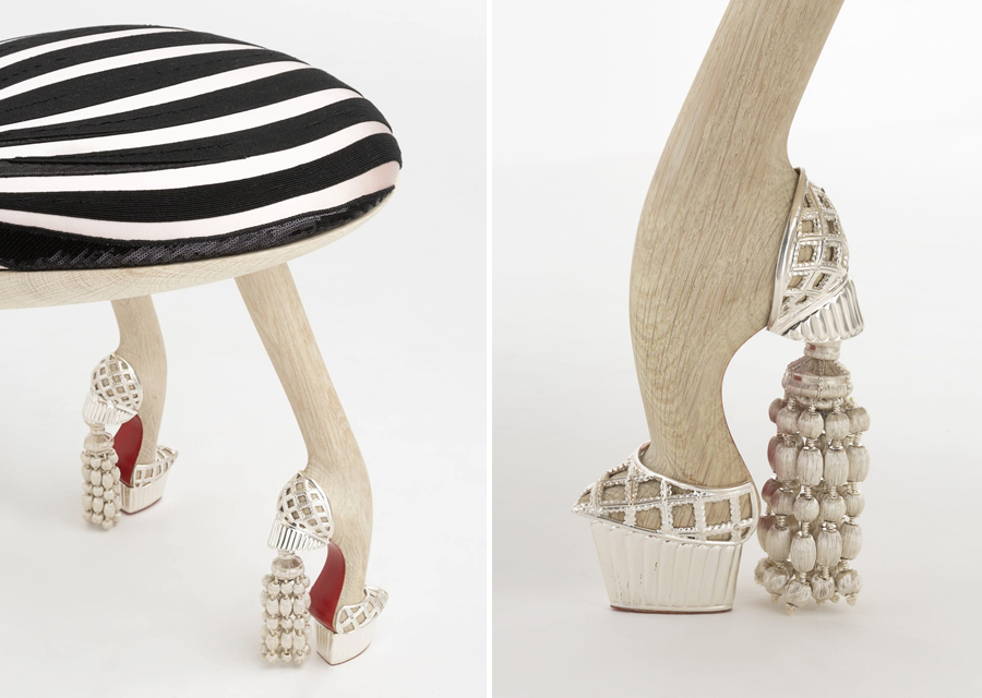 Artistic Chairs Inspired by Iconic Women by Yovanovitch and Louboutin