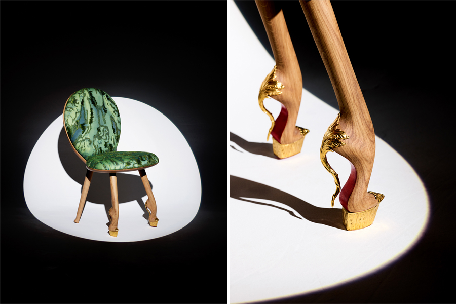 Artistic Chairs Inspired by Iconic Women by Yovanovitch and Louboutin