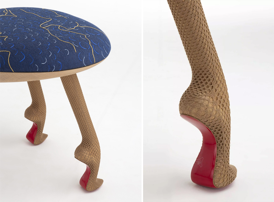Artistic Chairs Inspired by Iconic Women by Yovanovitch and Louboutin