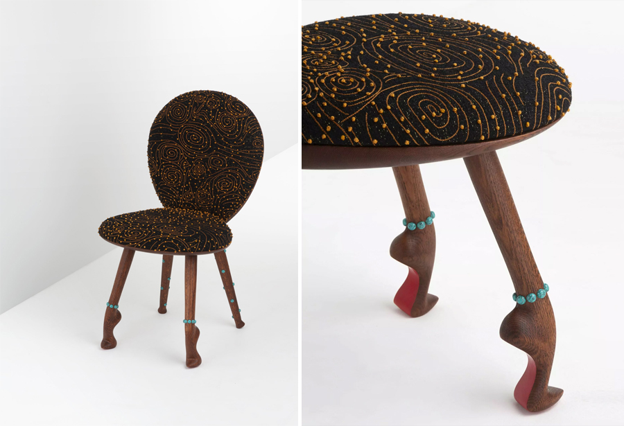 Artistic Chairs Inspired by Iconic Women by Yovanovitch and Louboutin