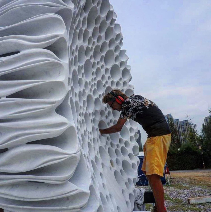 Remarkable Marble Sculptures by Matthias Contzen
