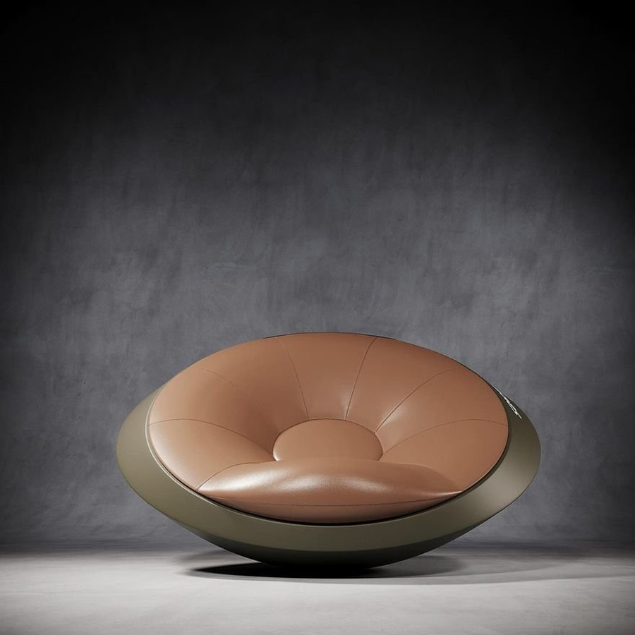 Futuristic UFO Rocking Chair by Mavimatt