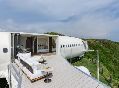 Luxurious Private Jet Villa from a Boeing 737 in Bali