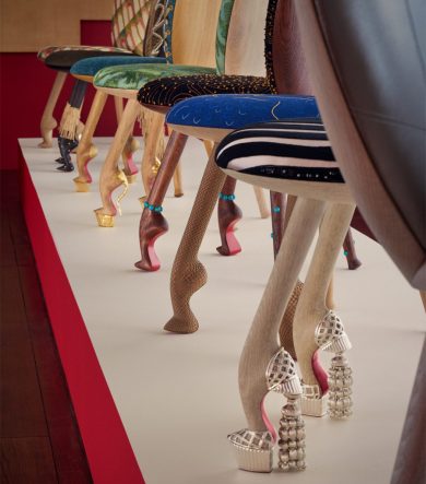 Artistic Chairs Inspired by Iconic Women by Yovanovitch and Louboutin