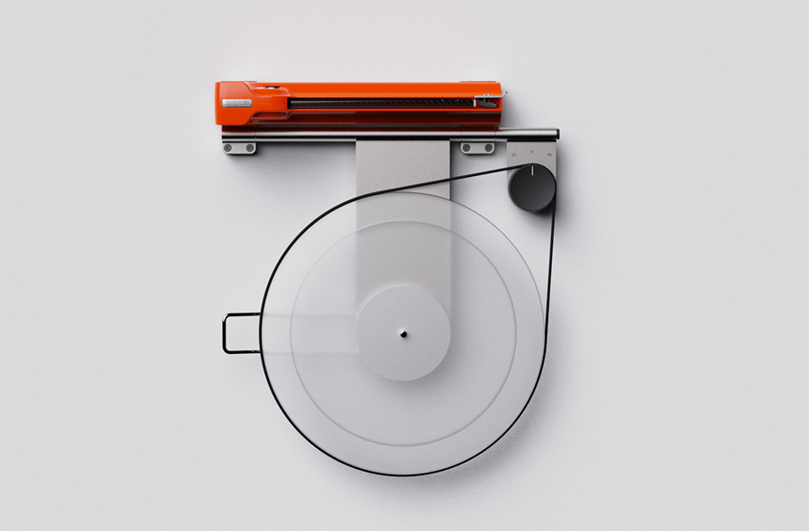 The Future of Vinyl with Foldable Wall Mounted Disco Volante Turntable