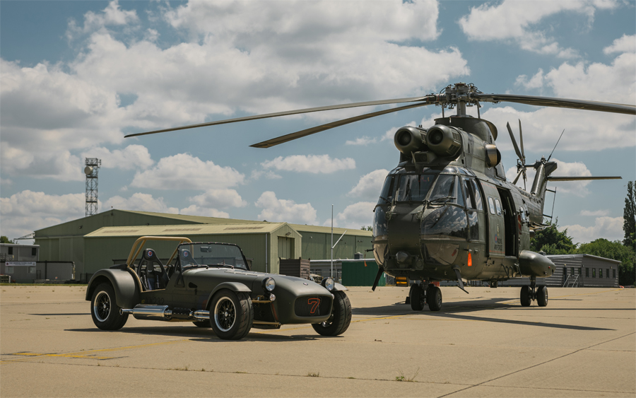 Caterham and RAF Launch Auction for Unique Charity Car