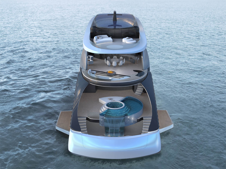 Innovative Hype-R Yacht for Young and Tech-Savvy Professionals