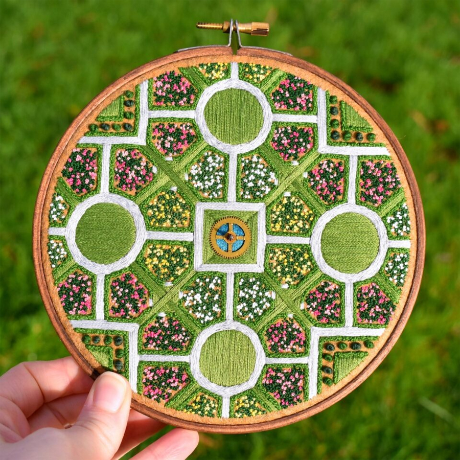 Victoria Rose Richards' Embroidered Aerial Landscapes