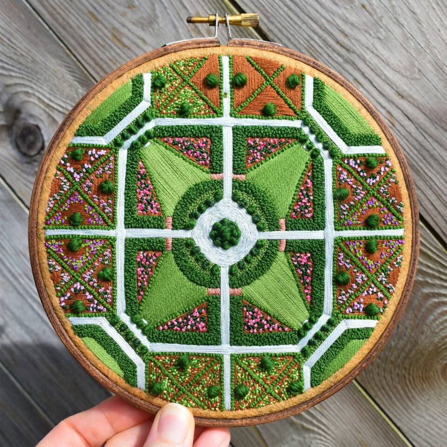 Victoria Rose Richards' Embroidered Aerial Landscapes
