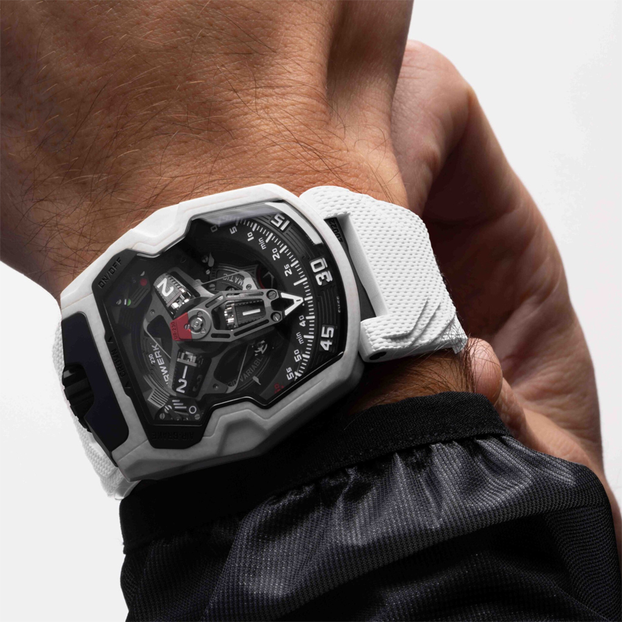 Urwerk UR-230 Polaris Reinvents Luxury with a White Ceramic Case