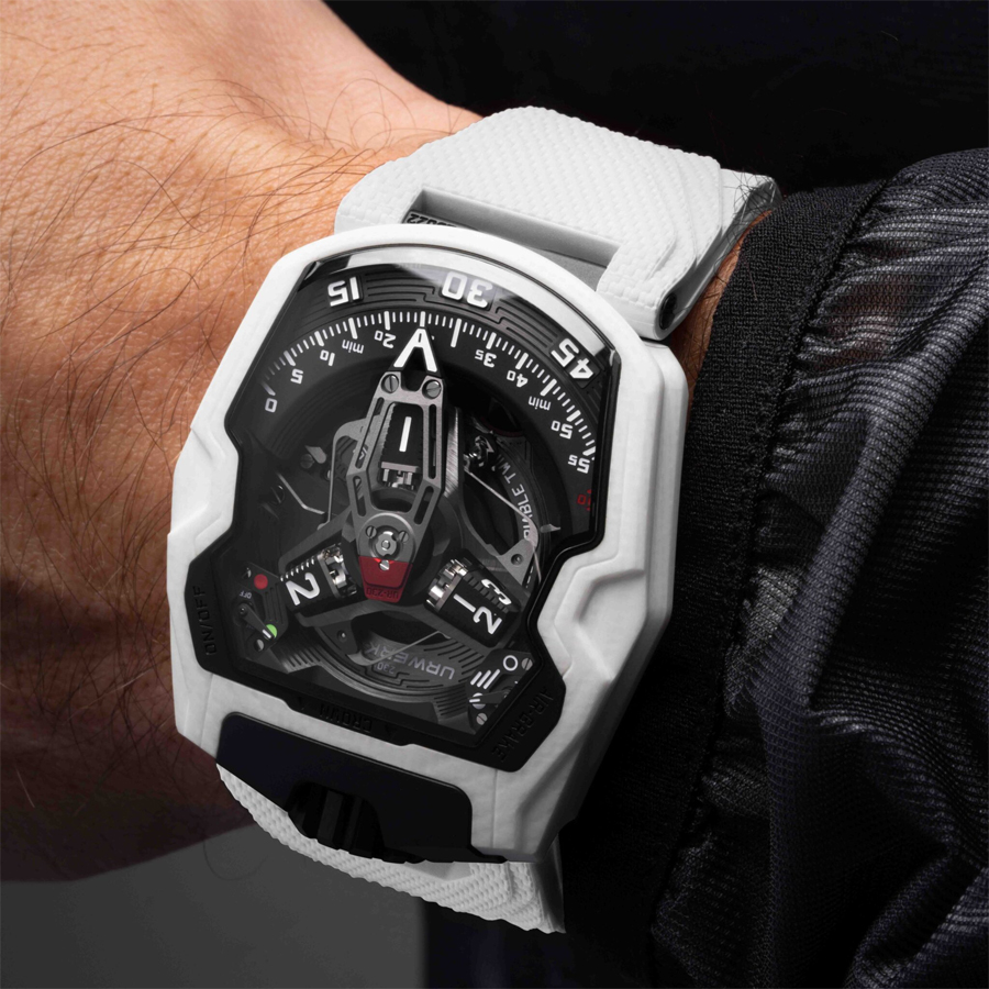 Urwerk UR-230 Polaris Reinvents Luxury with a White Ceramic Case