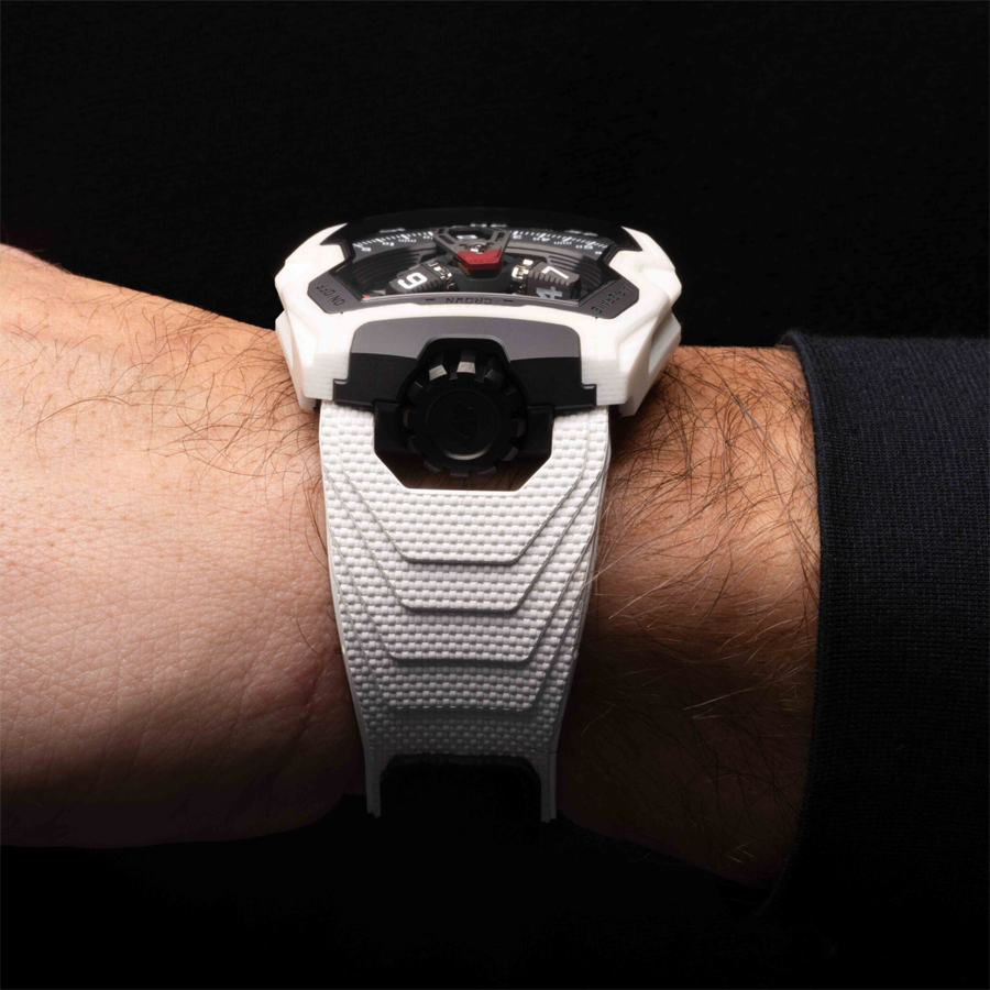 Urwerk UR-230 Polaris Reinvents Luxury with a White Ceramic Case
