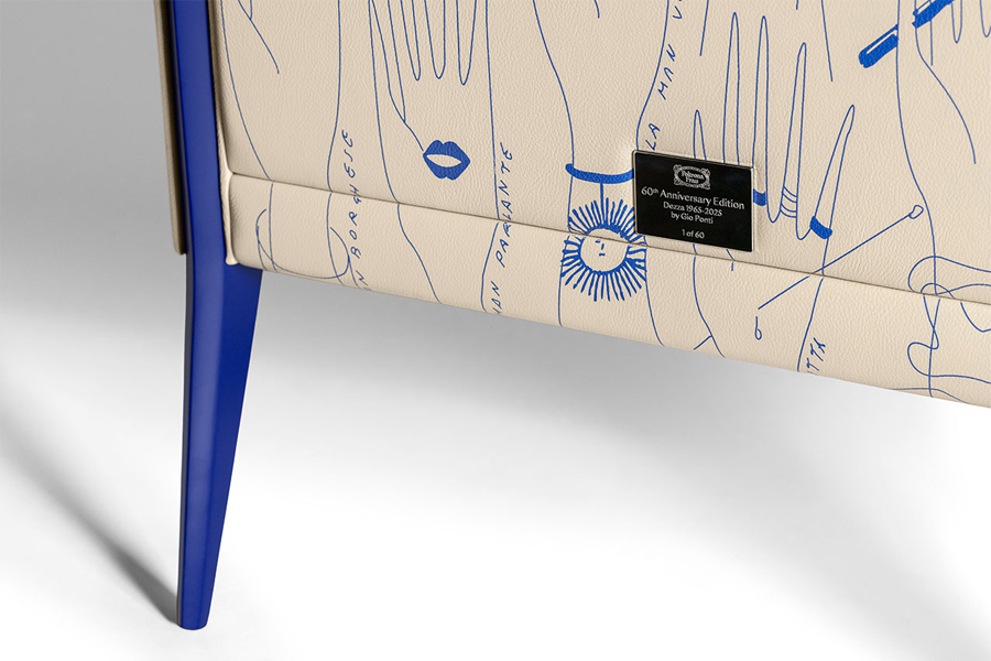 Poltrona Frau Unveils Limited Edition Dezza Armchair by Gio Ponti