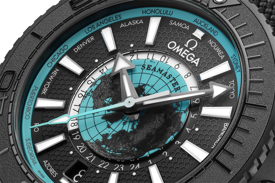 OMEGA Seamaster Planet Ocean Worldtimer Watch