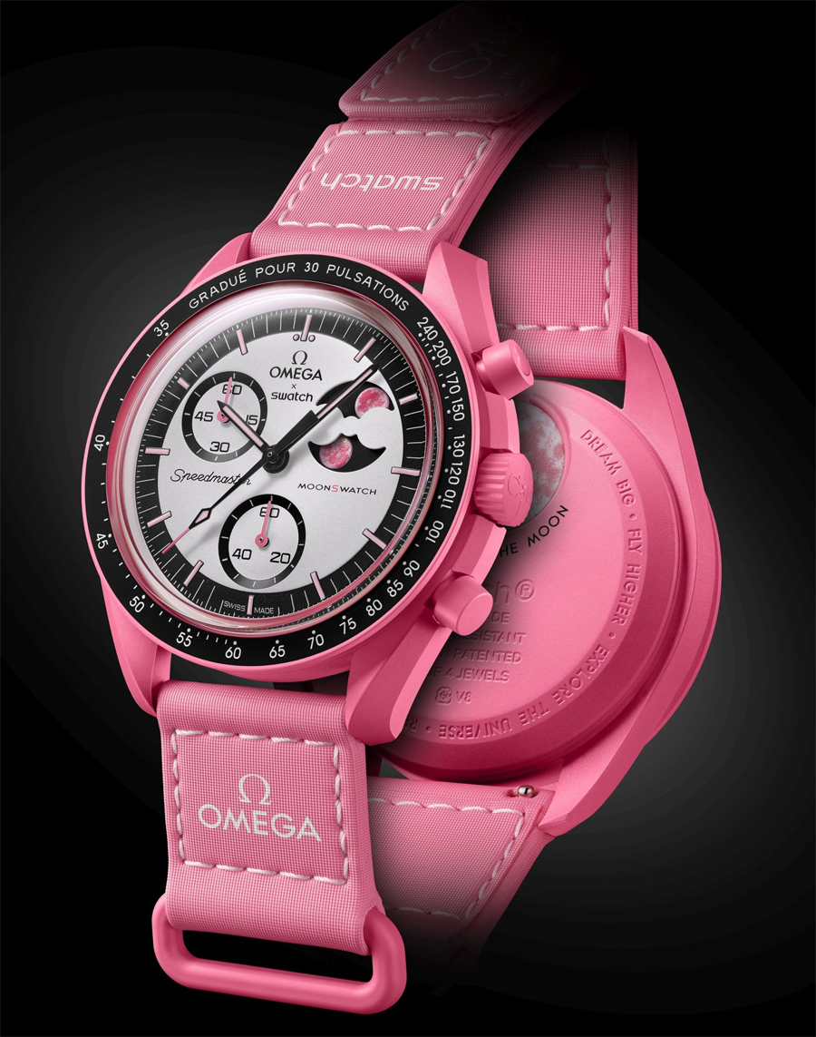 Omega x Swatch MoonSwatch Mission to the Pink Moonphase