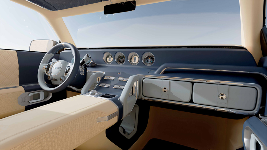 The Genesis X Gran Equator is a four-seat SUV built for real adventures