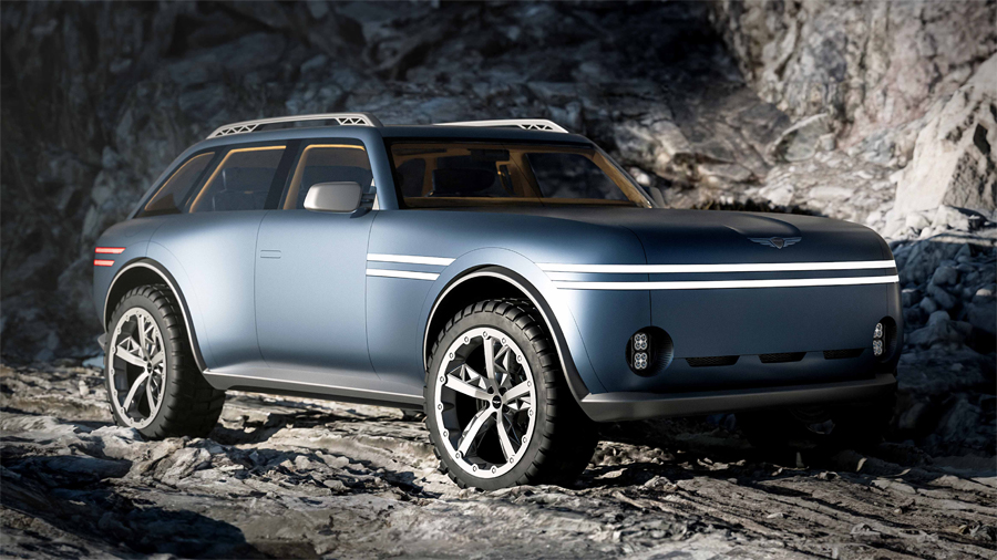 The Genesis X Gran Equator is a four-seat SUV built for real adventures